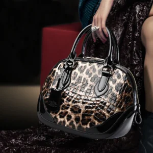 Leopard Print Luxury leather Bag