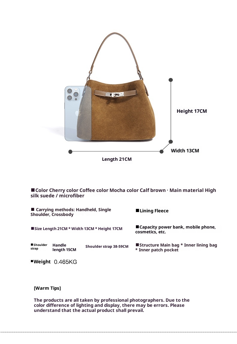 Spliced Casual Crossbody Bag