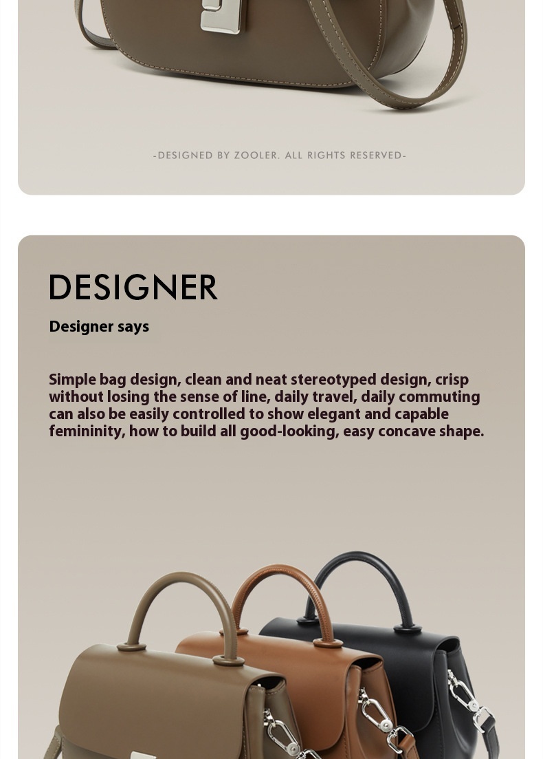 Retro Saddle Crossbody Bag