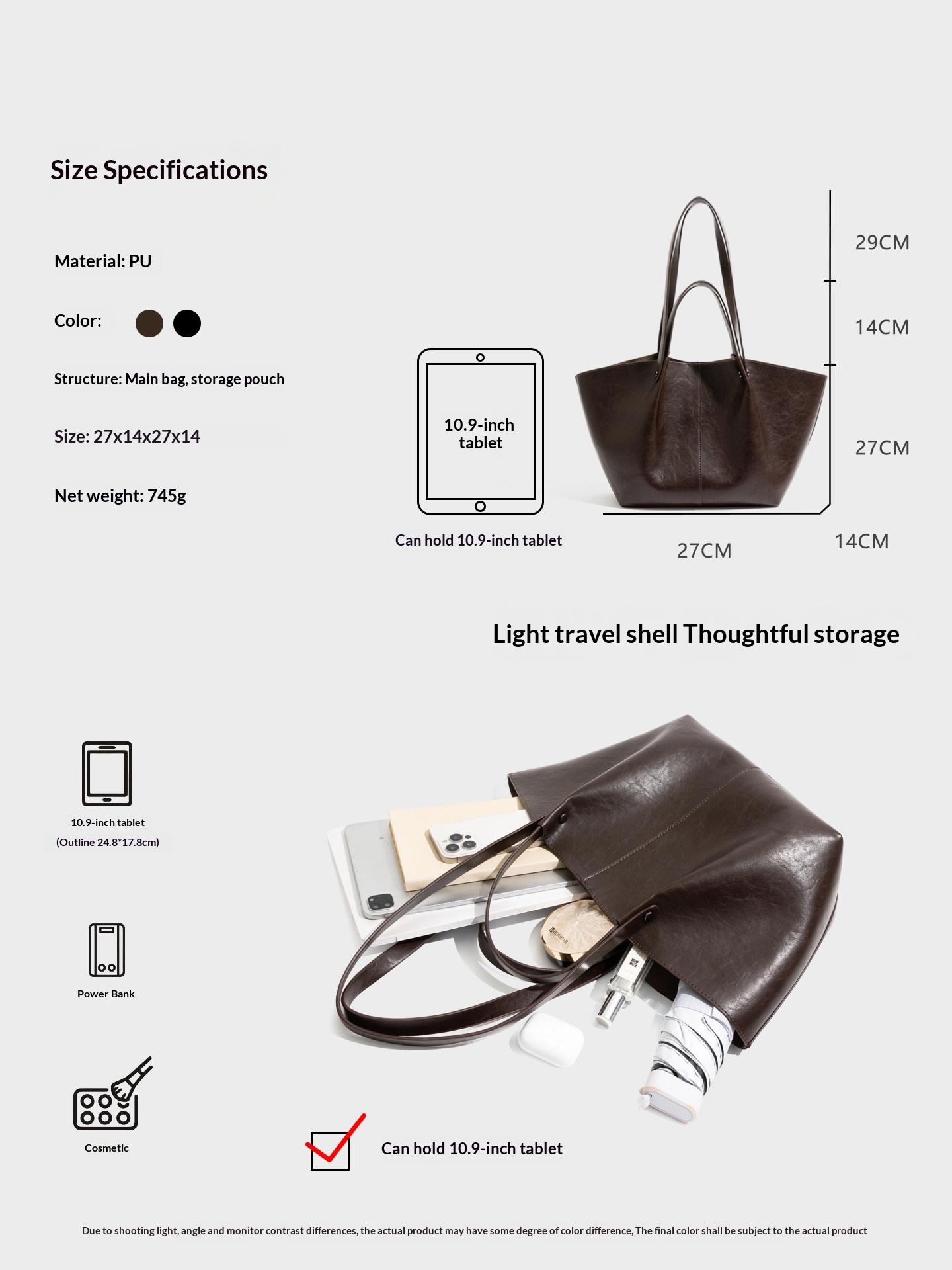 Odette Leather Tote