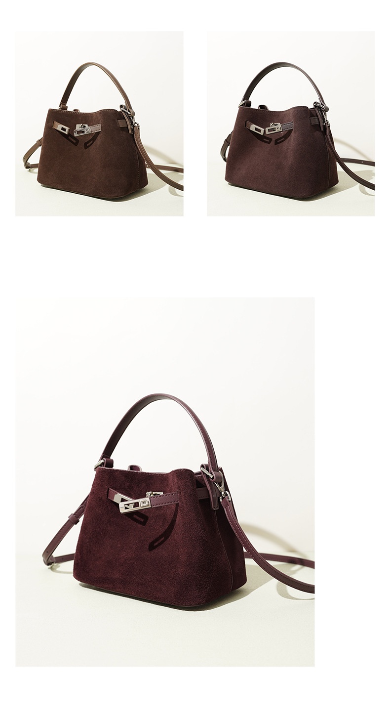 Spliced Casual Crossbody Bag