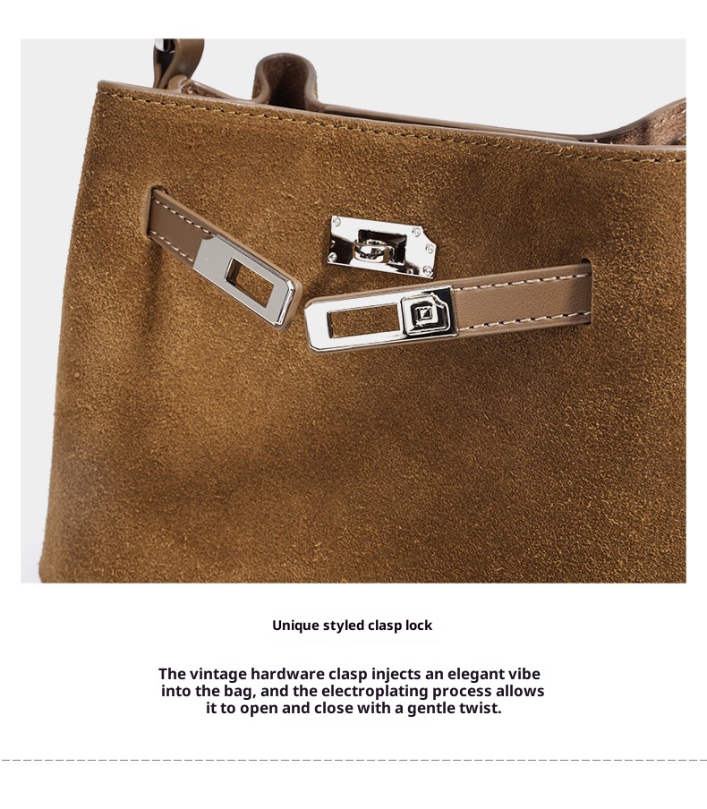 Spliced Casual Crossbody Bag