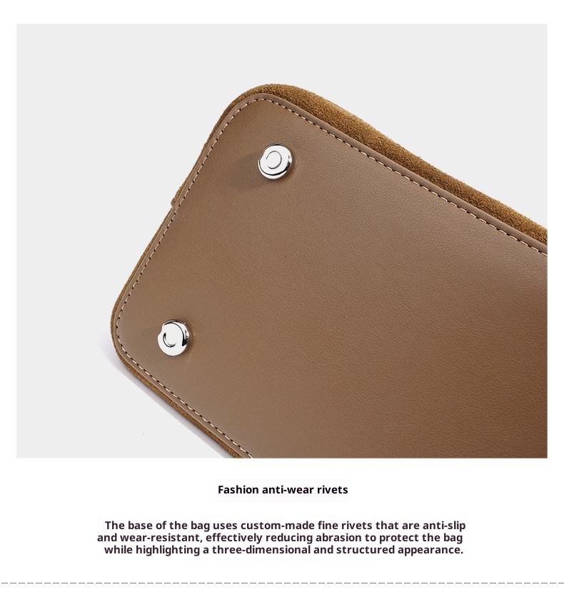 Spliced Casual Crossbody Bag